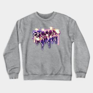 Good Vibes Graffiti (Caramel Blueberry) Crewneck Sweatshirt